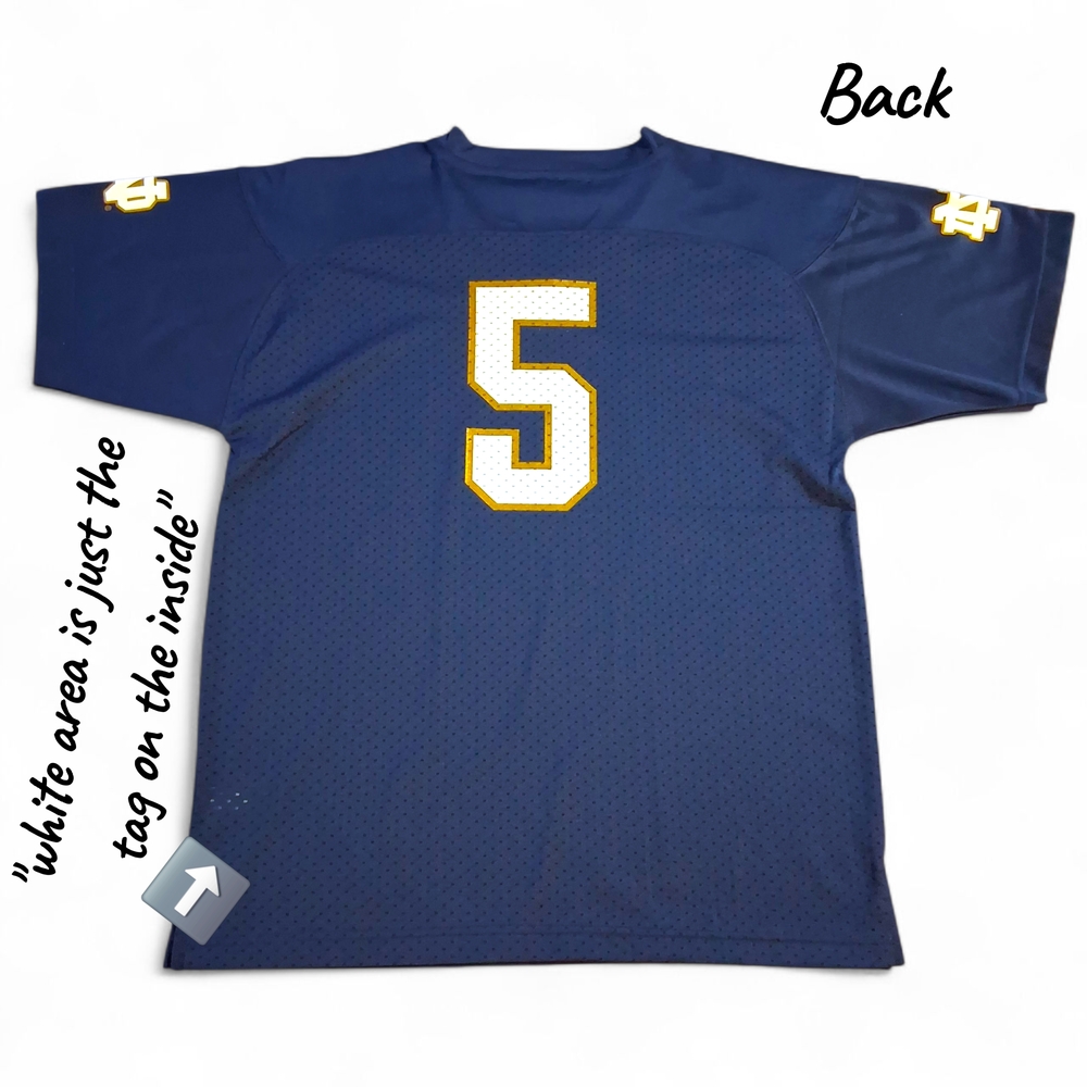 Adidas Notre Dame Fighting Irish #5 Football Jersey Mens XL - Picture 6 of 6